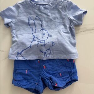 GAP Blue Bunny Kids Matching Set